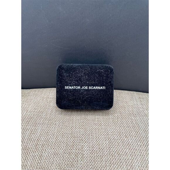 Pennsylvania Quarter Cufflinks Silver Bullet Back Men's Anniversary Gift - Picture 4 of 4